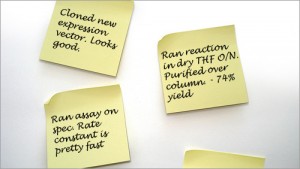 How to keep a lab notebook post-it-croppedltgrey