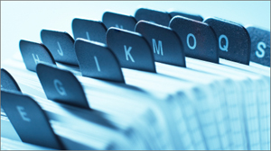 Alphabetic organizer