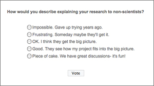 Communicating Non-scientists
