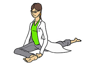 Step 3: One-legged King Pigeon Pose