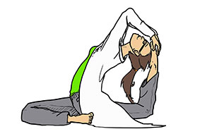 One-legged King Pigeon Pose
